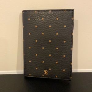 NWT HOBO passport holder in black star